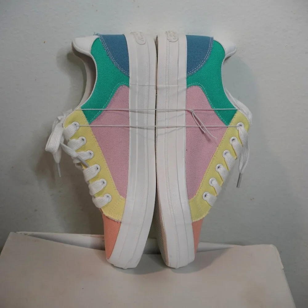 Rocket Dog Cheery Plush Foam Comfort Summer Sneaker Size 9 / Color Block Rainbow - Picture 11 of 12